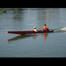 Ein kleineres Longtailboot